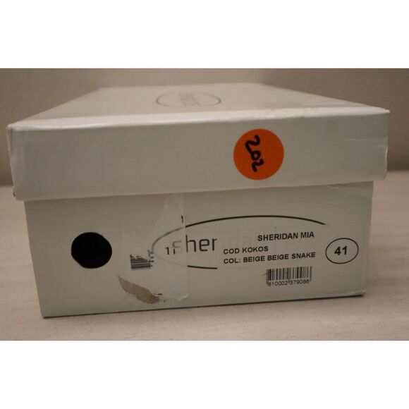 Sheridan Mia WMN Sz 41M US 10M Beige Combo Snake Print Kokos Leather Sandals - Picture 14 of 14